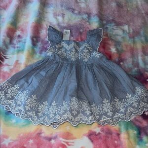GAP Blue and White Lace Kids Dress